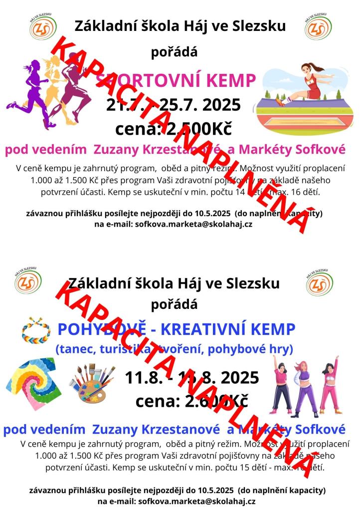 Letní kempy